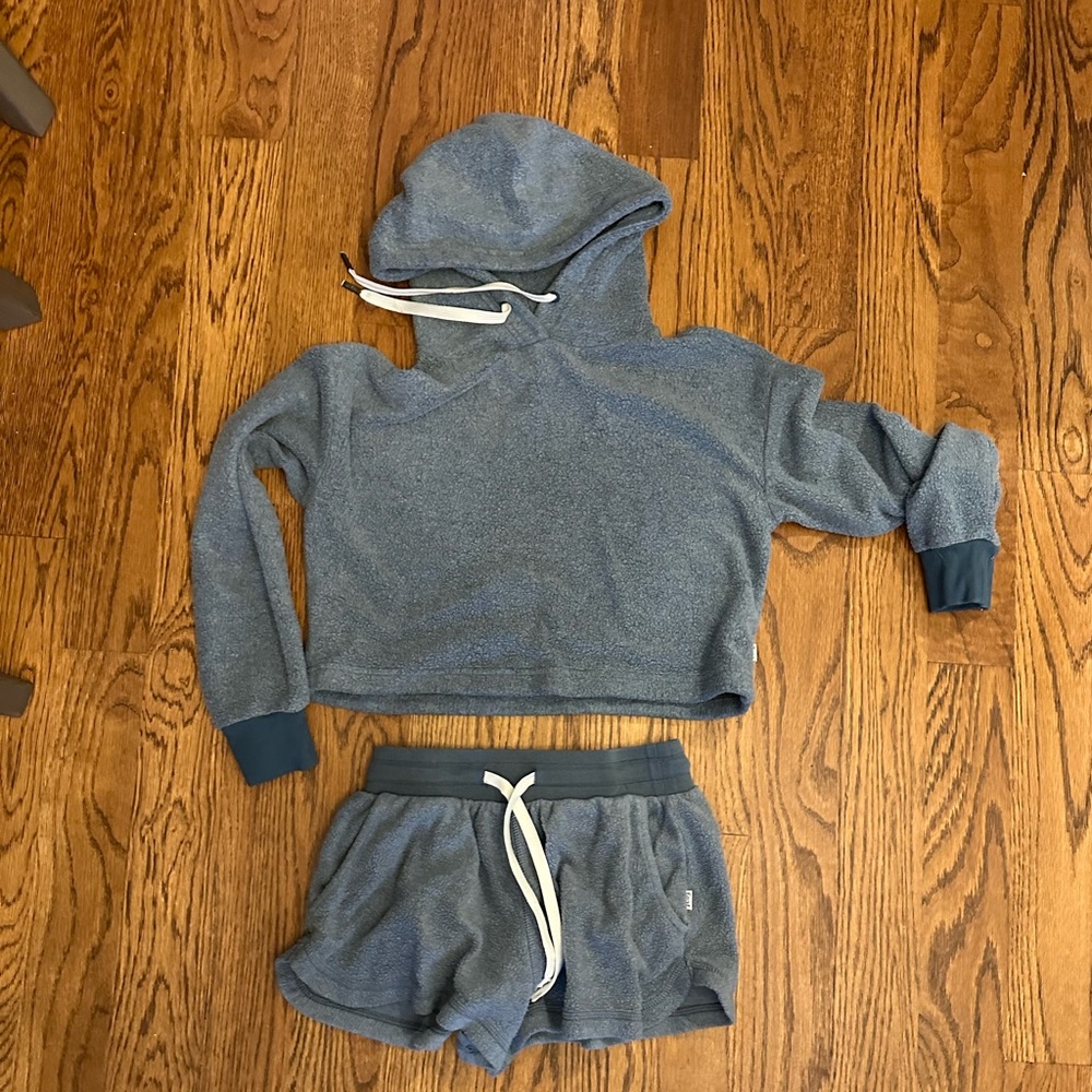 Feat Clothing cropped hoodie & shorts set.